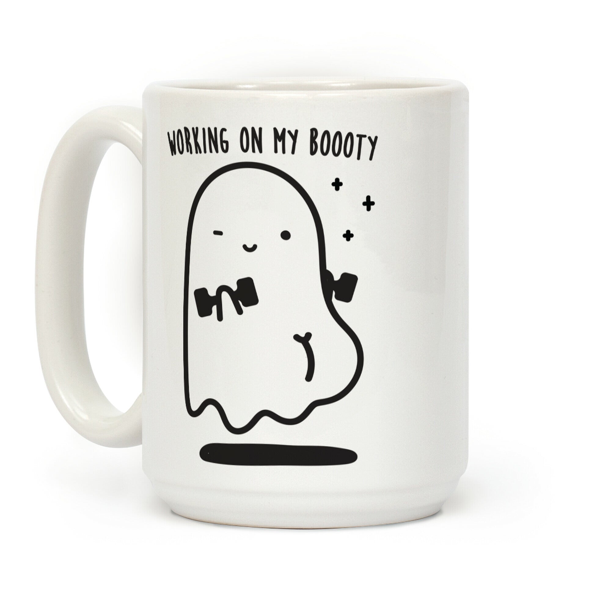 Working On My Boooty Ghost Coffee Mug